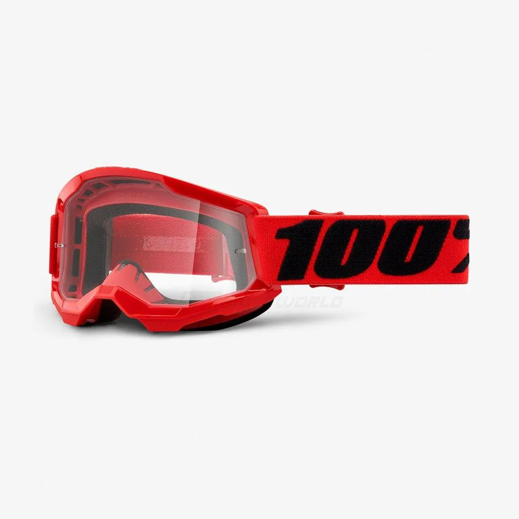 100% STRATA 2 YOUTH GOGGLES/CLEAR LENS