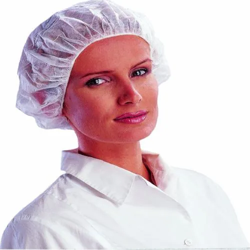 100 White Disposable Mob Caps Anti Dust Hair Net