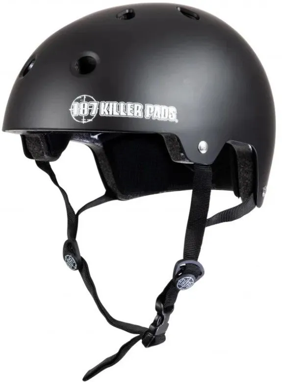 187 Killer Pads Certified Helmet / Matte Black