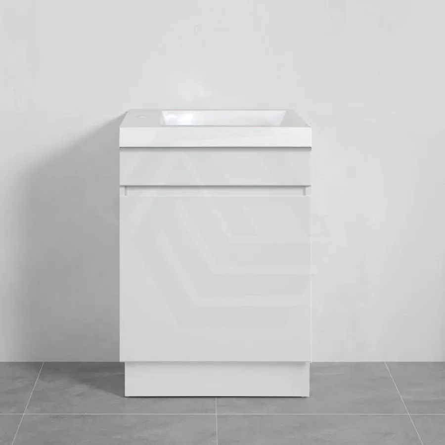 500mm Freestanding Bathroom Vanity with Kickboard 1-Door Multi-Colour Cabinet Only