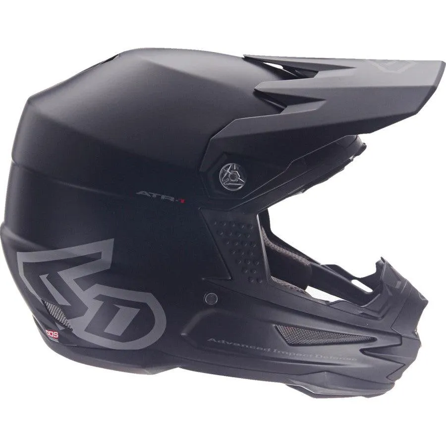 6D ATR-1 Solid Helmet - Matte Black