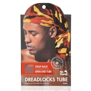 Annie Mr. Durag Strap Back Dreadlocks Tube Camo Pattern Assorted Colors #3628