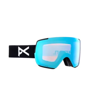 ANON M5S Black - Perceive Variable Blue   Perceive Cloudy Pink  MFI Facemask Snow Goggle