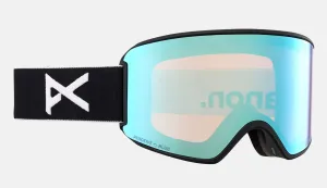 Anon WM3 Goggles & MFI Face Mask & Spare Lens 2024 Black / Perceive Variable Blue Lens