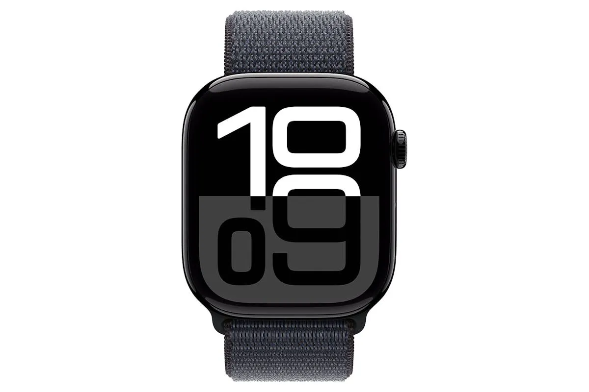 Apple Watch Series 10 GPS   Cellular | 46mm | Jet Black Aluminium Case with Ink Sport Loop