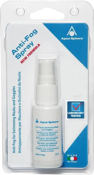 Aqua Sphere Anti-Fog Spray 30cc