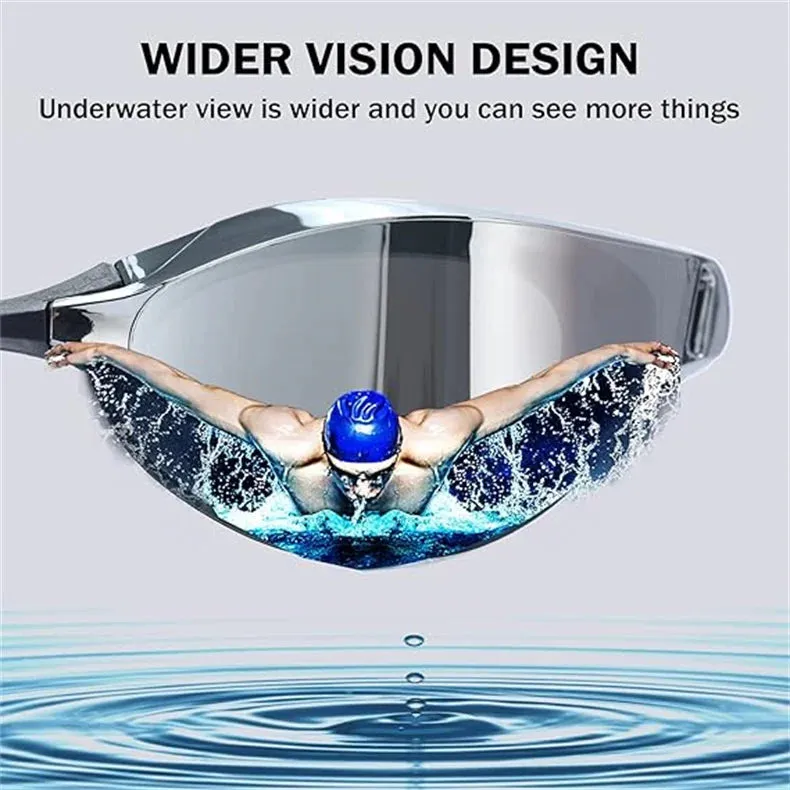 ARENA Anti-Fog HD Swim Goggles - Leak-Proof, UV Protection, Adjustable Fit