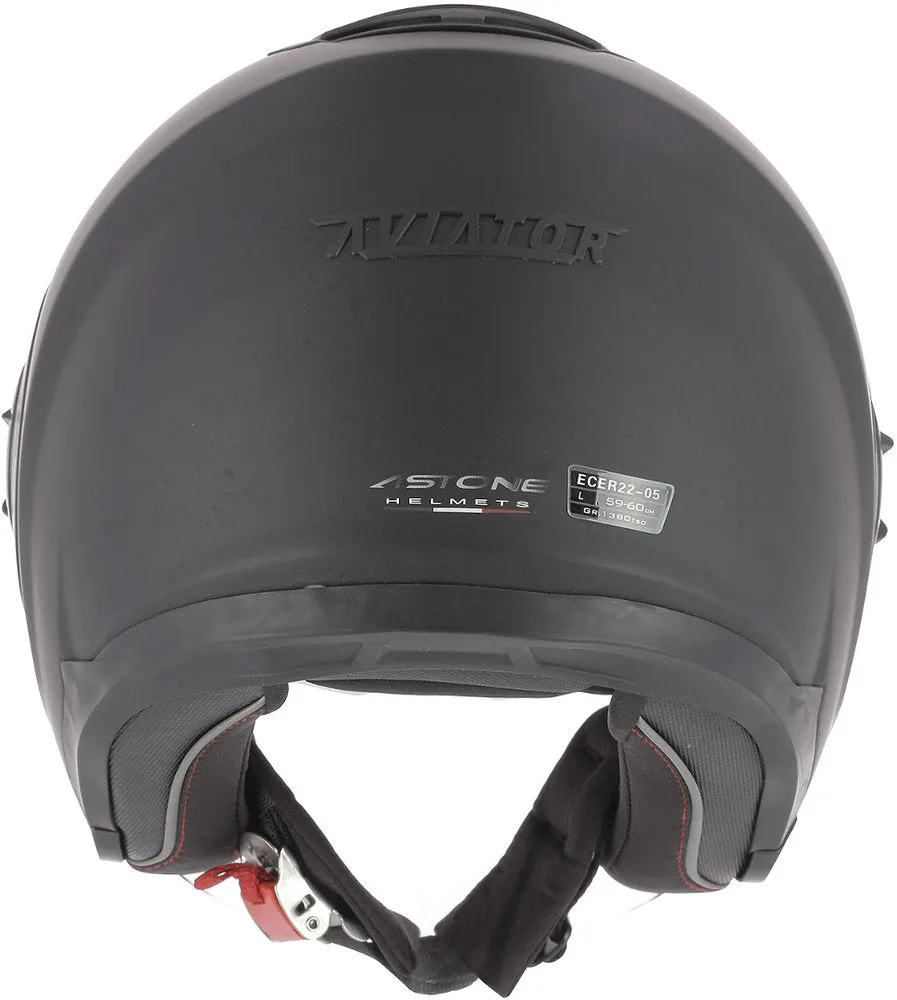 Aviator Jet Helmet Astone, black matt