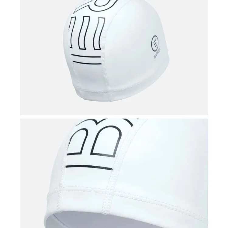 Barrel Line Up Silitex Swim Cap-WHITE