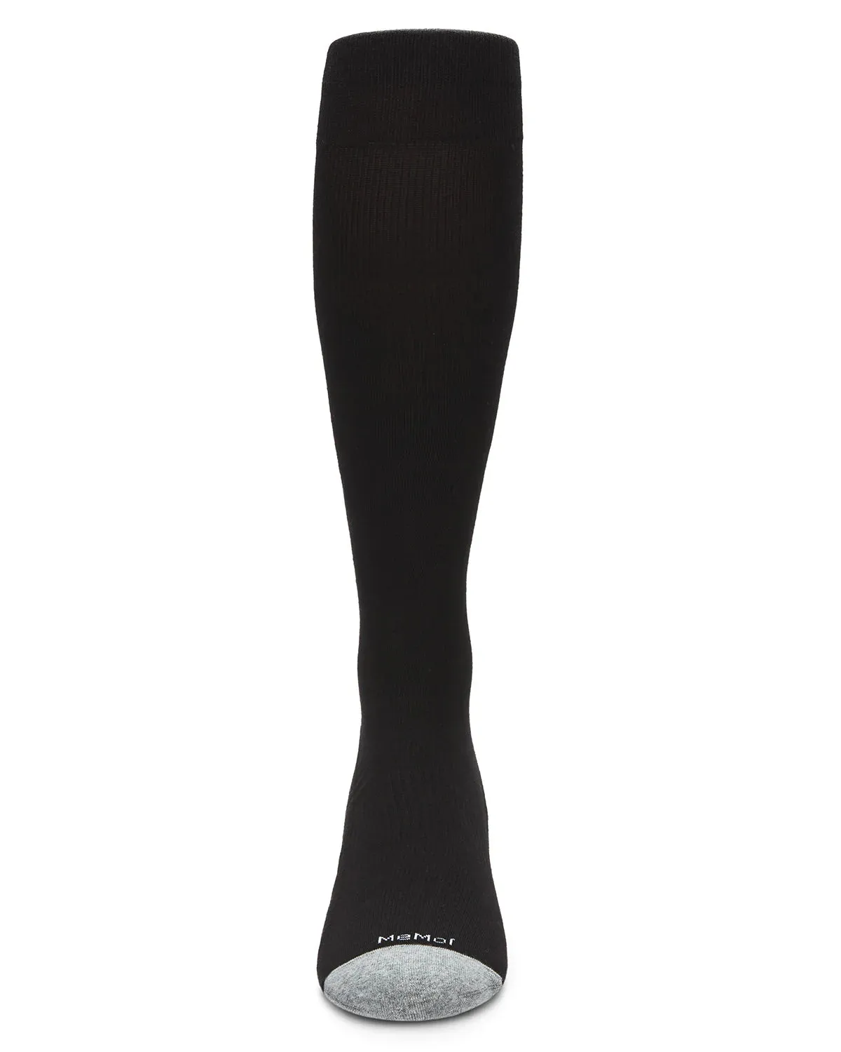 Black Cotton Blend Compression Socks