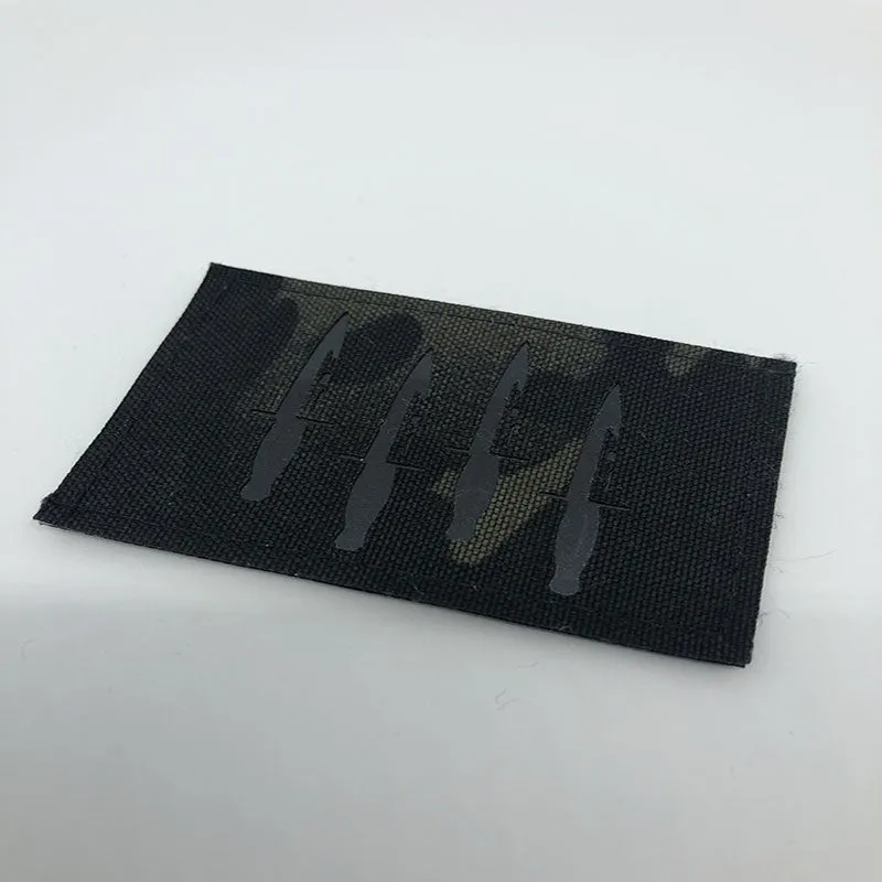 Black Triangle Reflective Homage Morale Patch