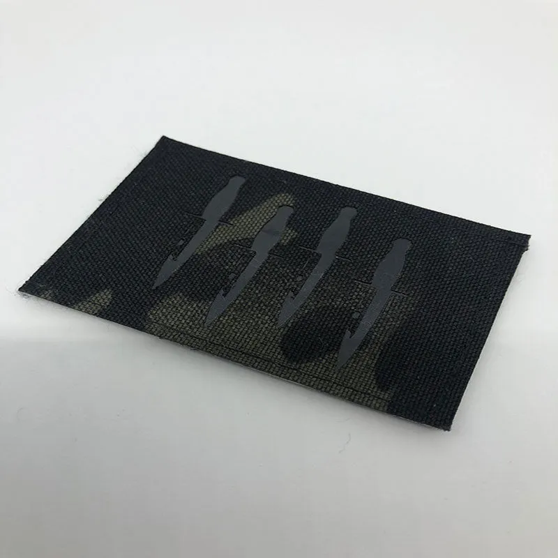 Black Triangle Reflective Homage Morale Patch