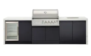 Crossray TC4KP-14 BBQ, Cabinet & Fridge