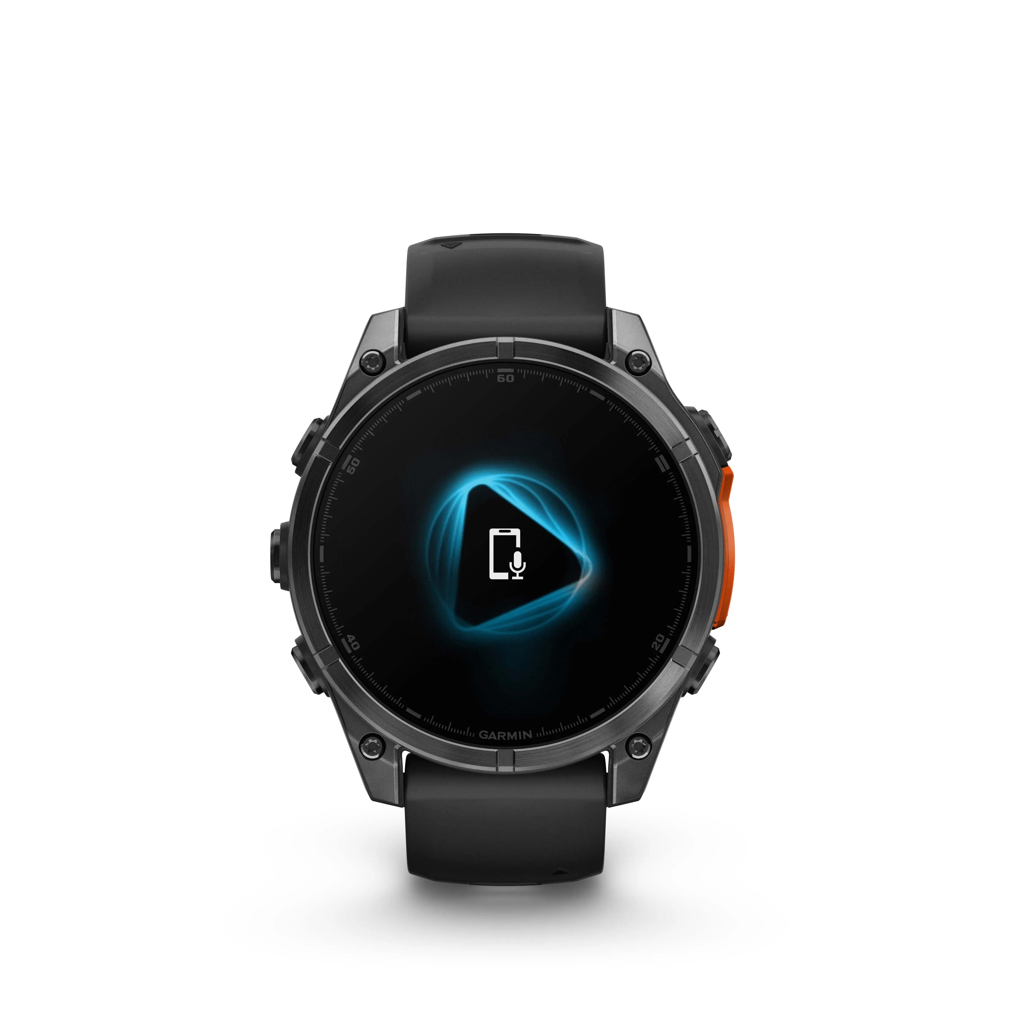 fenix 8 - 47 mm, AMOLED - Slate Gray/Black Silicone Band