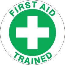 FIRST AID TRAINED