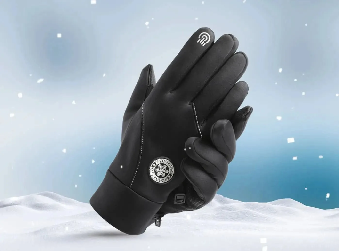 FitVille Windproof Cycling Gloves (Unisex)