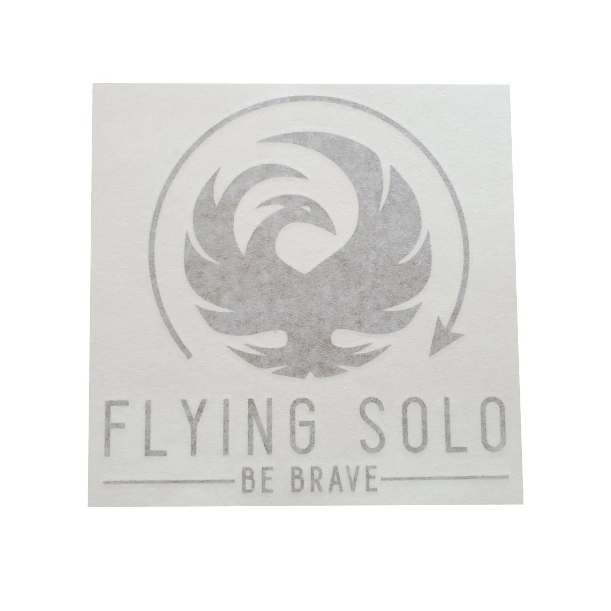 Flying Solo Original Waterproof Die-Cut Decal