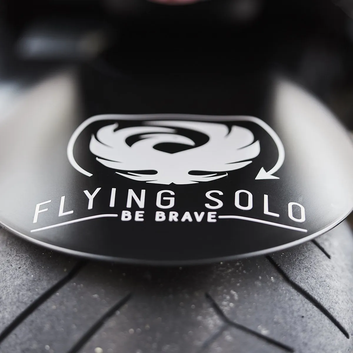 Flying Solo Original Waterproof Die-Cut Decal