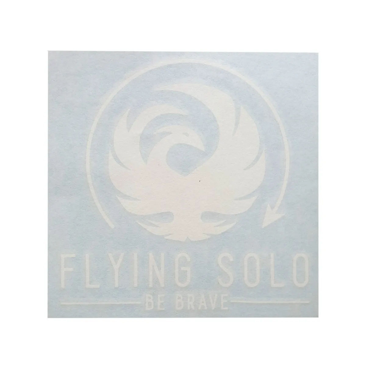 Flying Solo Original Waterproof Die-Cut Decal