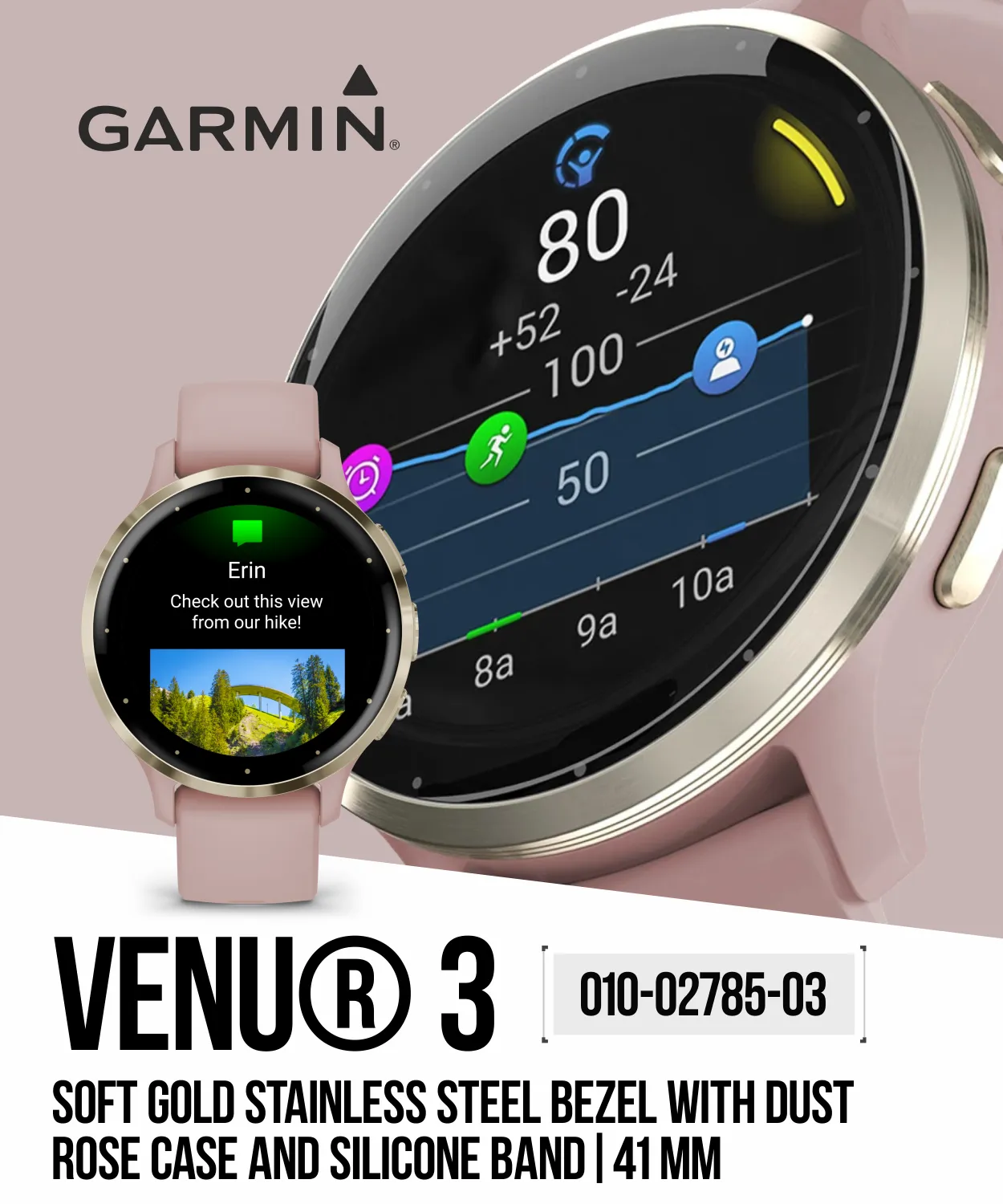 Garmin Venu 3 Series GPS Smartwatch 41mm