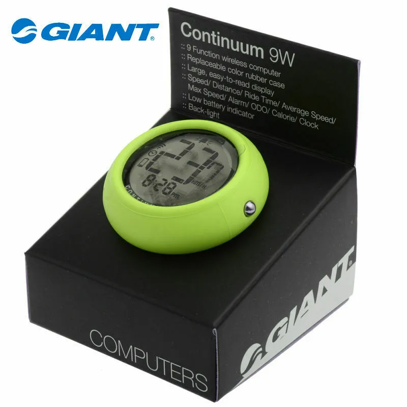 Giant Continuum 9 Function Wireless Cycling Computer / Speedo With Backlight