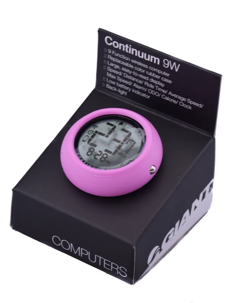 Giant Continuum 9 Function Wireless Cycling Computer / Speedo With Backlight