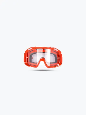 Goggles Fox 124 Red Plain