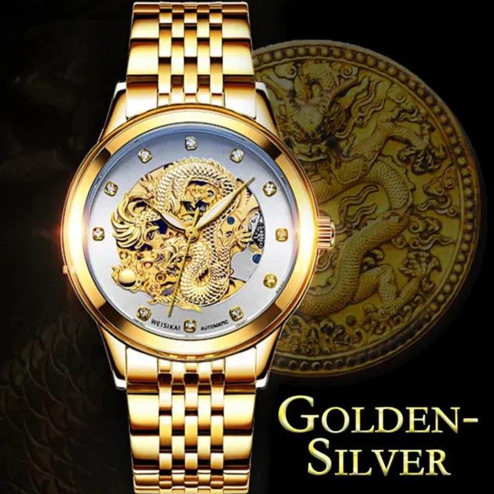 Golden Dragon Automatic Mechanical Watch