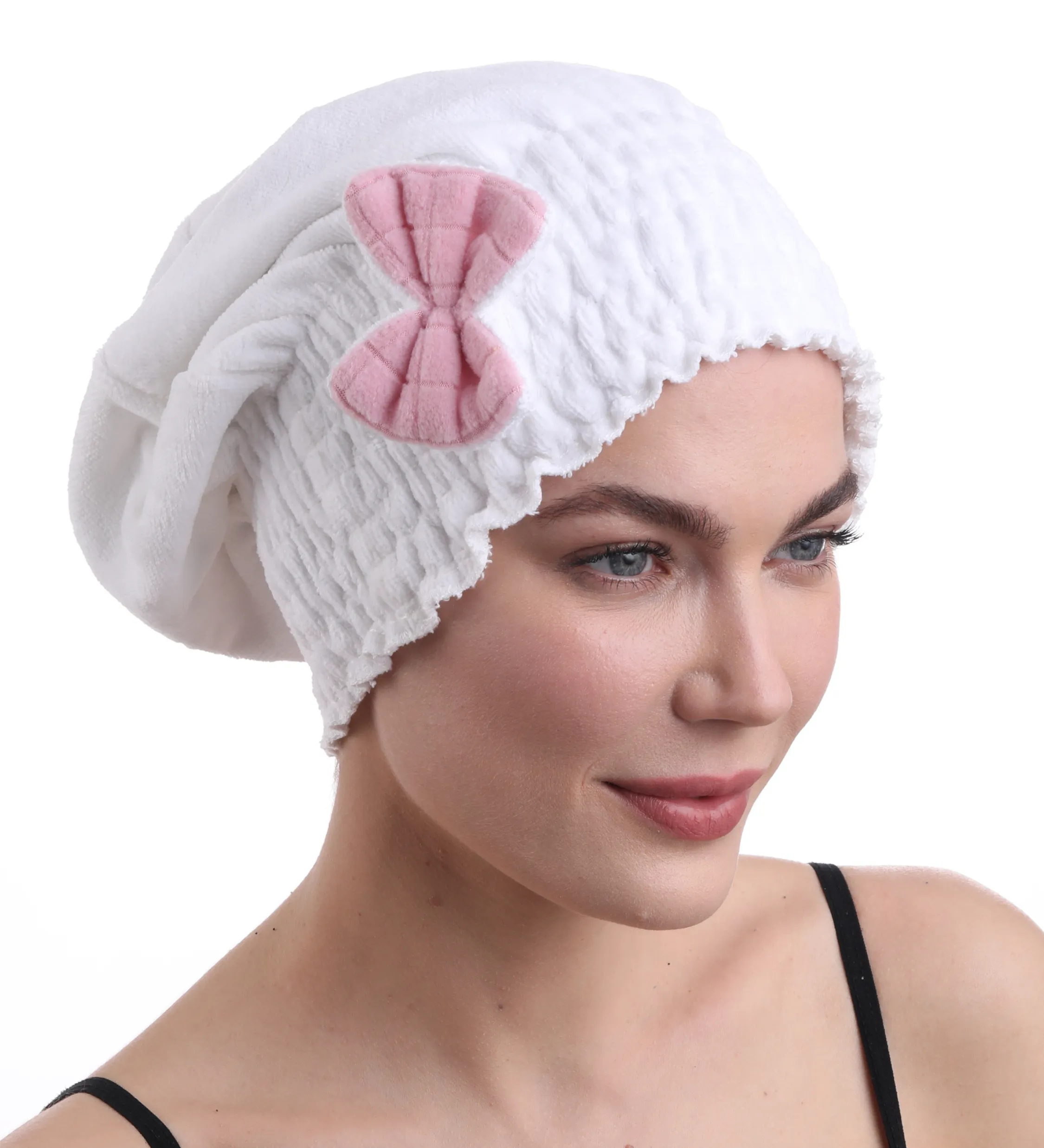 Hair Towel Cotton Cap