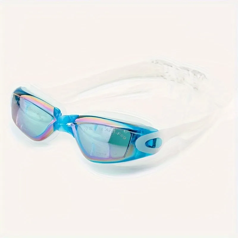 High Definition Electroplated Waterproof Antifog Swimming Goggles for Men  Women