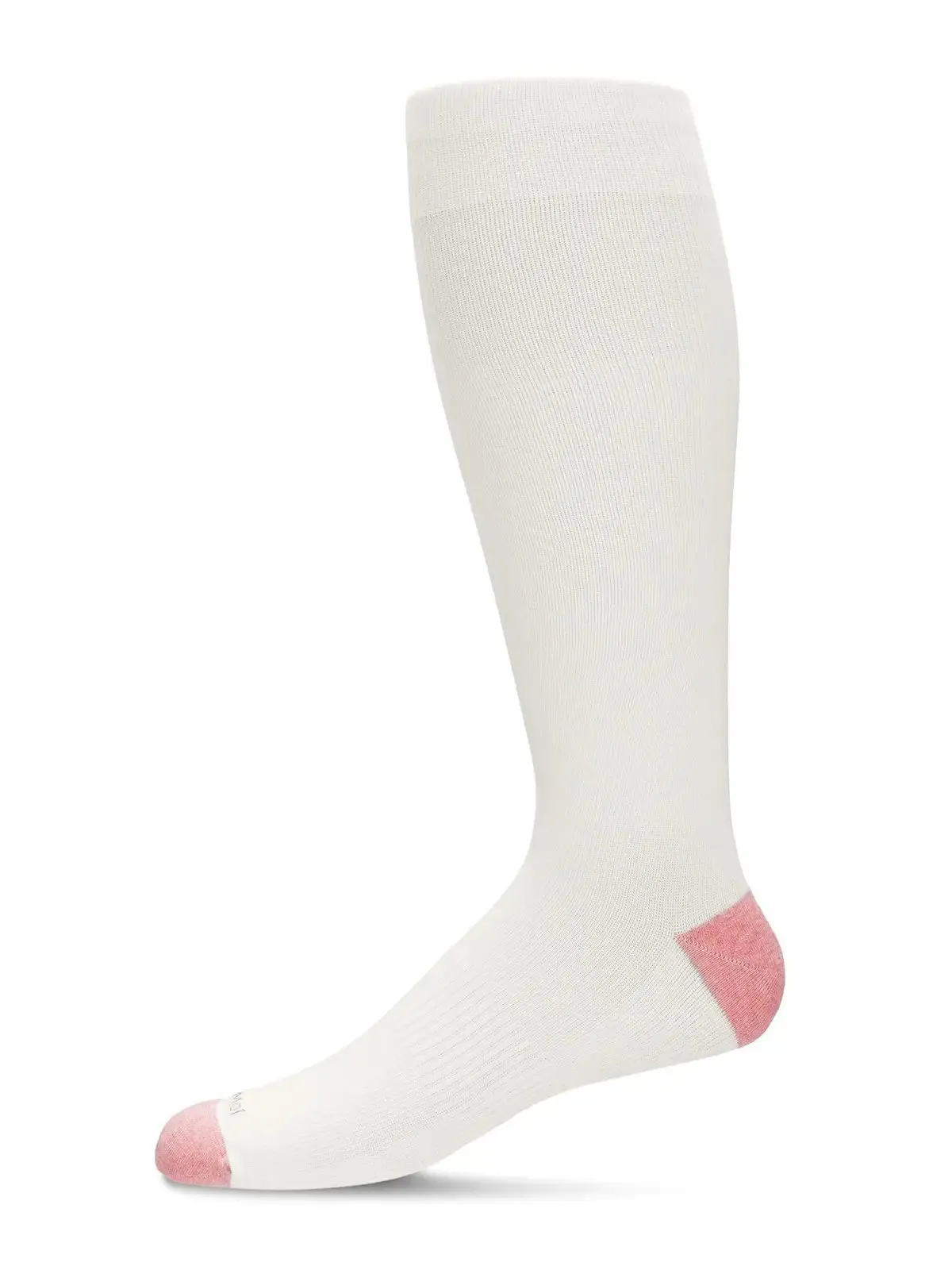 Ivory Cotton Blend Compression Socks