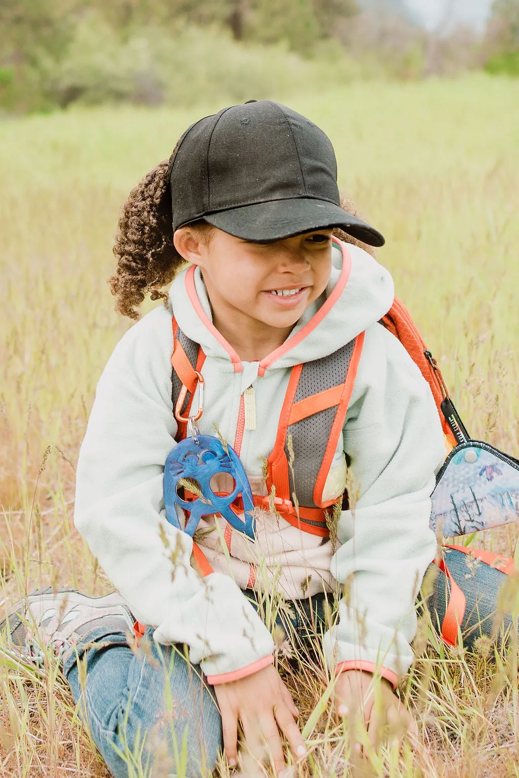 Kids Satin Lined Culture Cap - Black