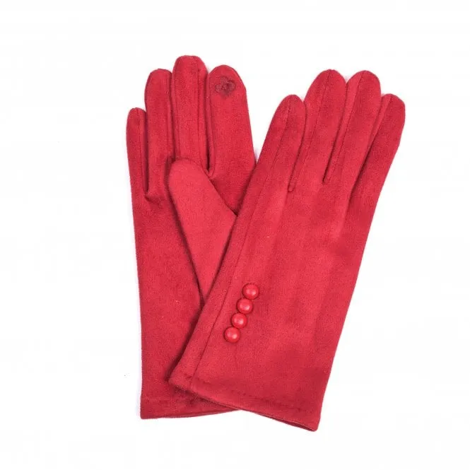 Ladies Button Detail Gloves