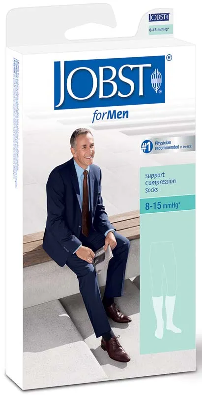 Medium, White Supportwear For Men, 8-15 mmhg