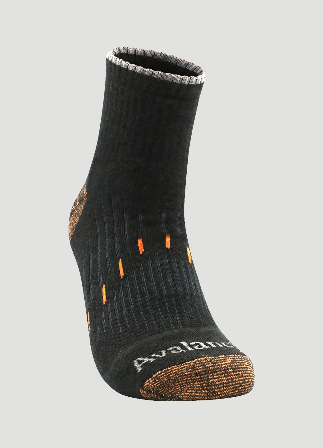 Men's Copper Infused Quarter Crew Socks 2-Pack