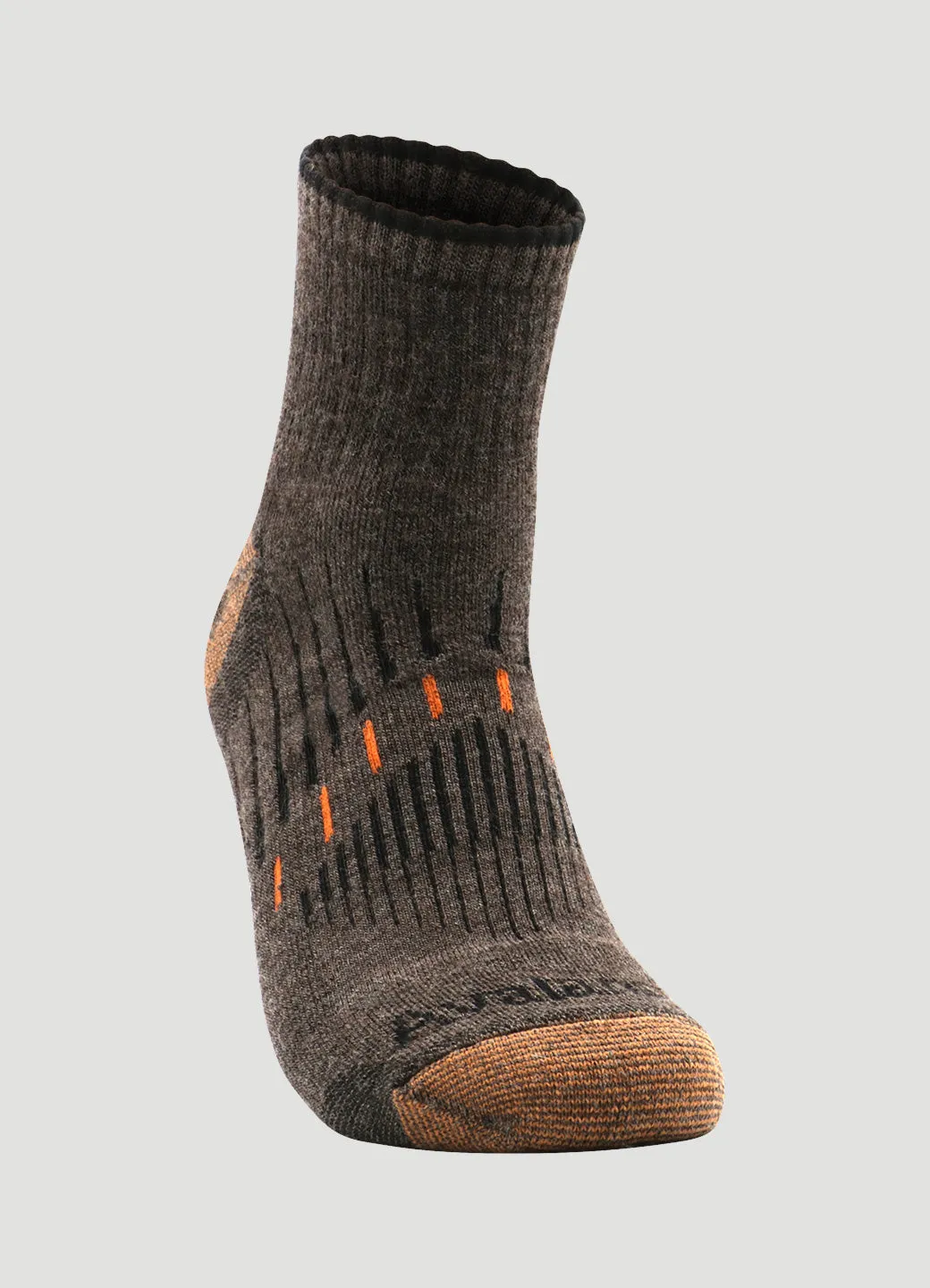 Men's Copper Infused Quarter Crew Socks 2-Pack