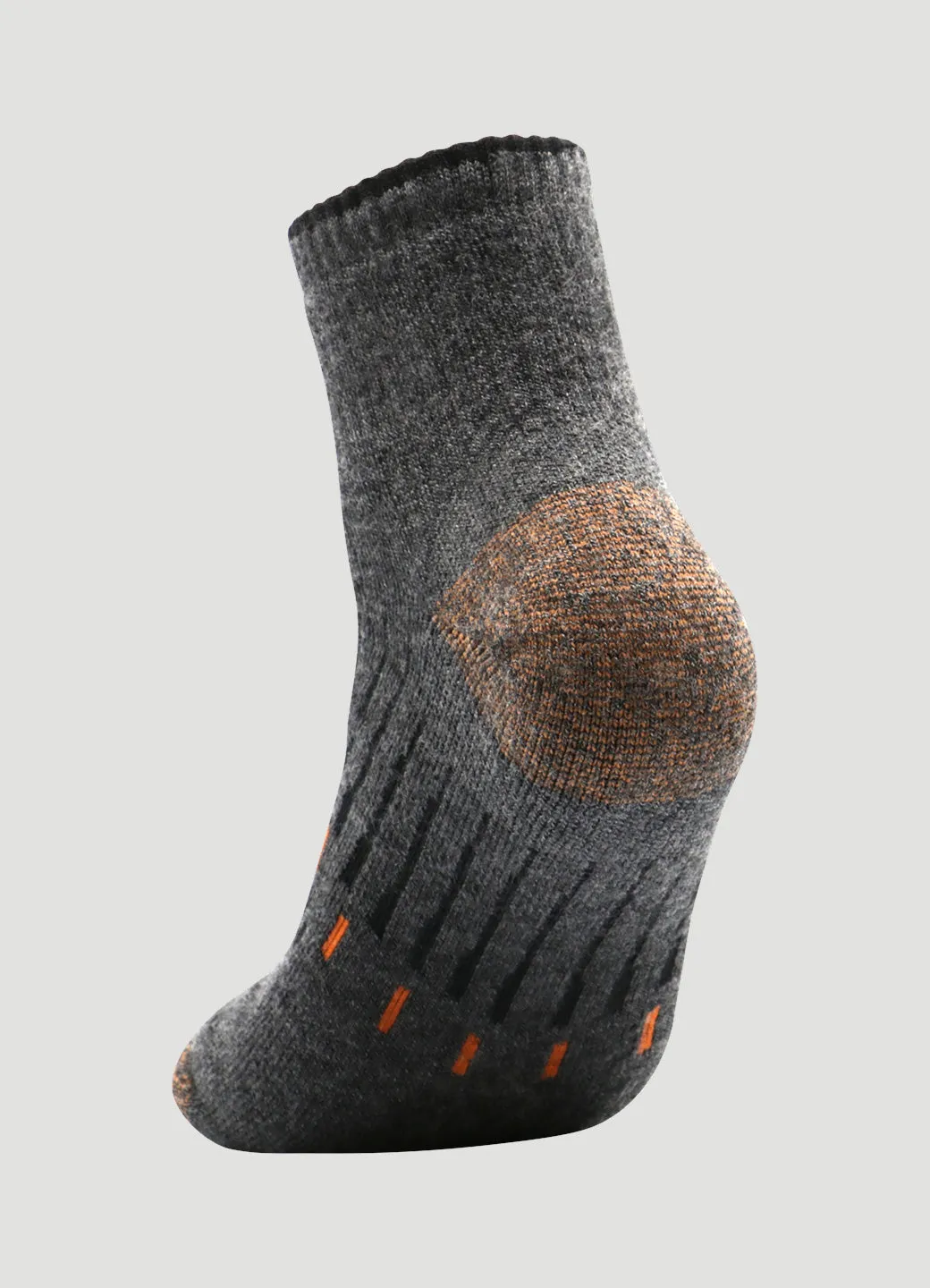 Men's Copper Infused Quarter Crew Socks 2-Pack