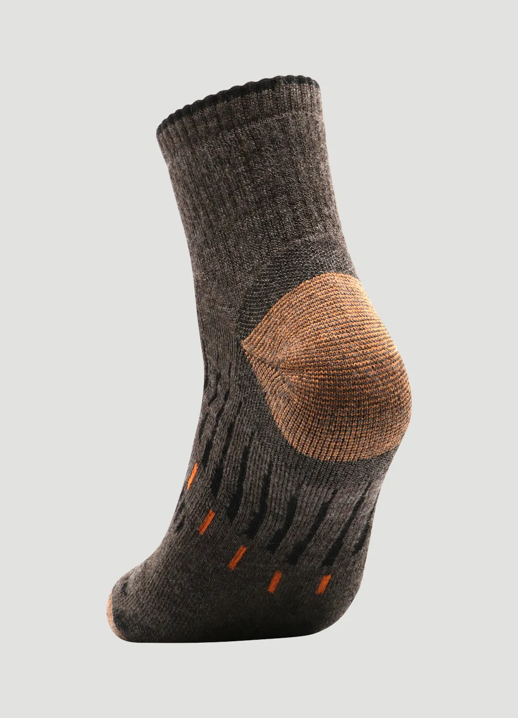 Men's Copper Infused Quarter Crew Socks 2-Pack