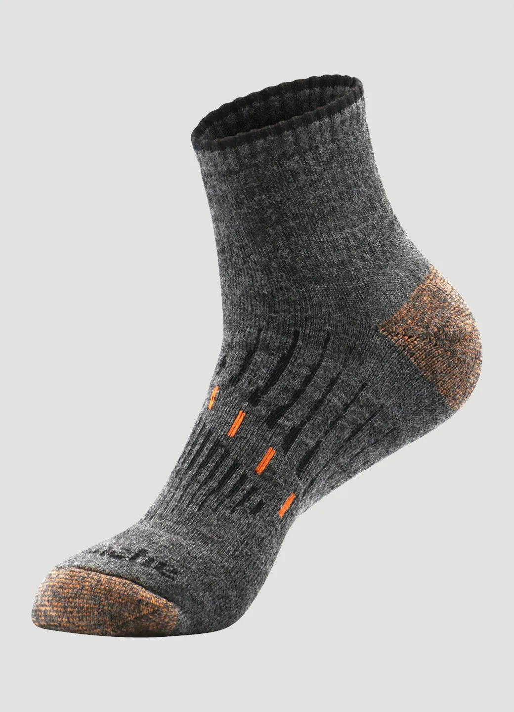 Men's Copper Infused Quarter Crew Socks 2-Pack