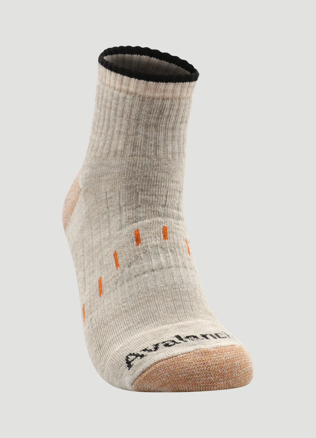 Men's Copper Infused Quarter Crew Socks 2-Pack