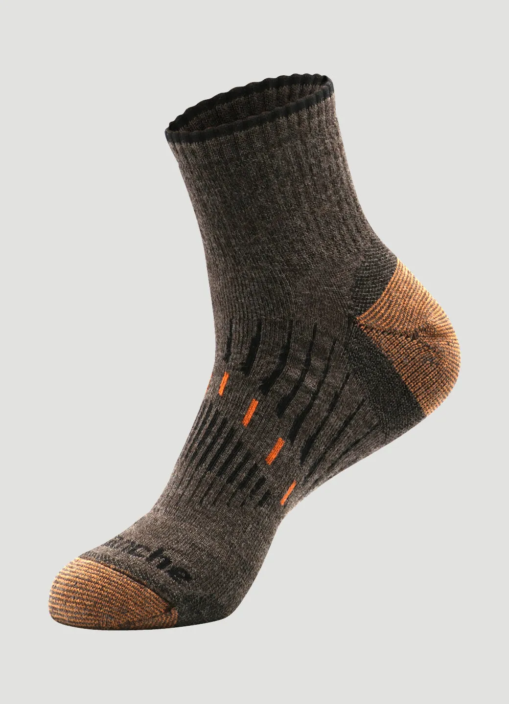 Men's Copper Infused Quarter Crew Socks 2-Pack