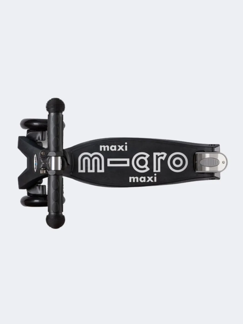 Micro Maxi Deluxe Eco  Kids Skating Scooter Black