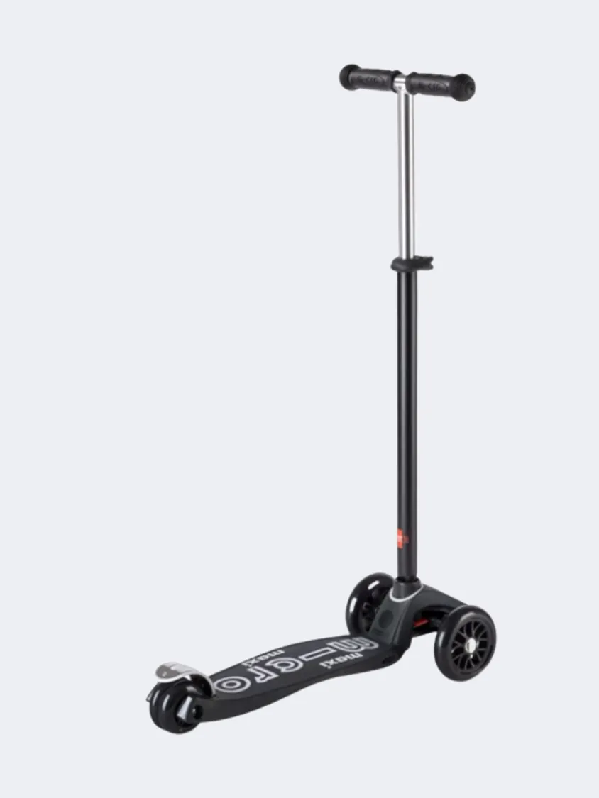 Micro Maxi Deluxe Eco  Kids Skating Scooter Black