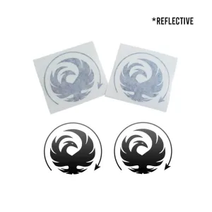 Mini Phoenix 2-Pack Waterproof Die-Cut Decals