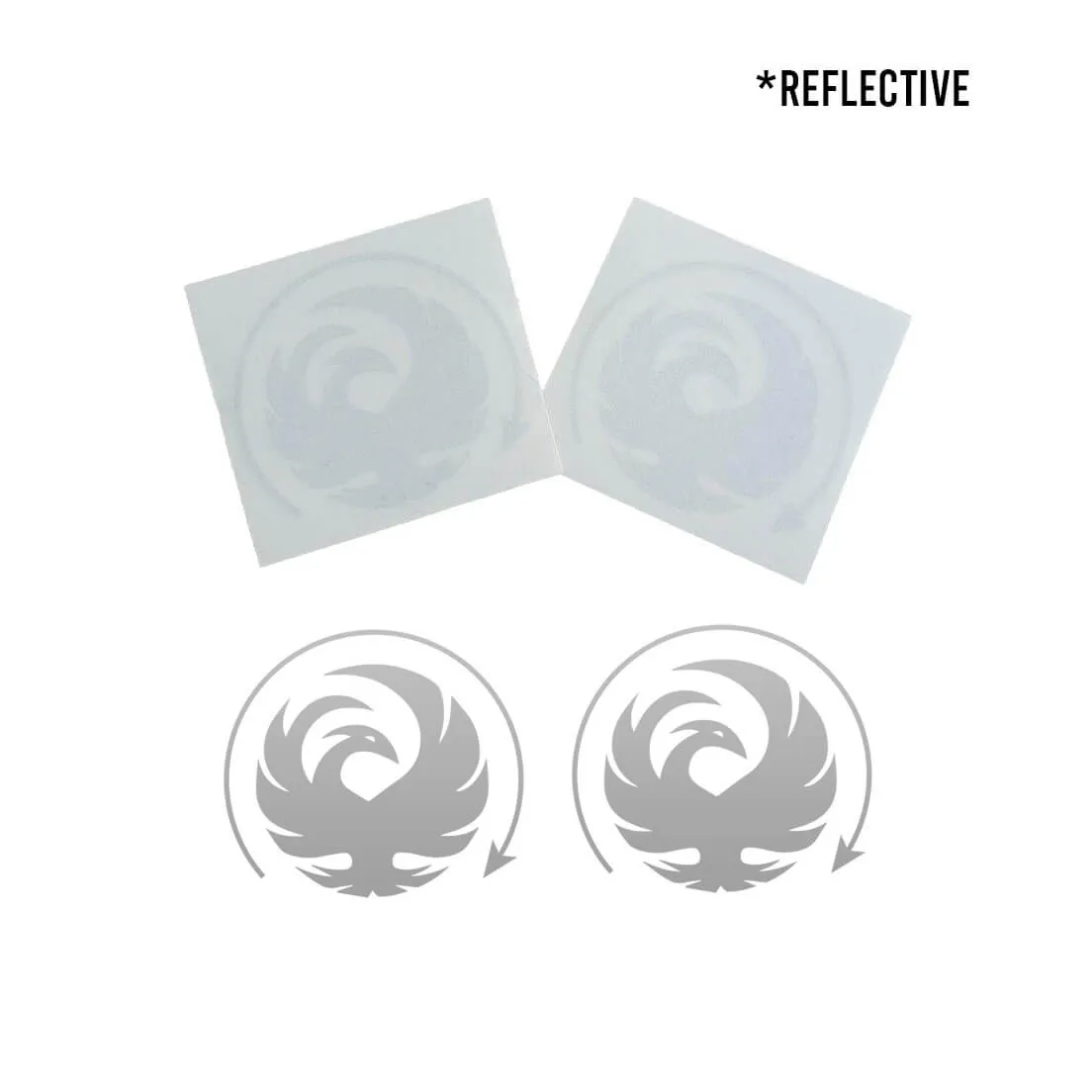 Mini Phoenix 2-Pack Waterproof Die-Cut Decals