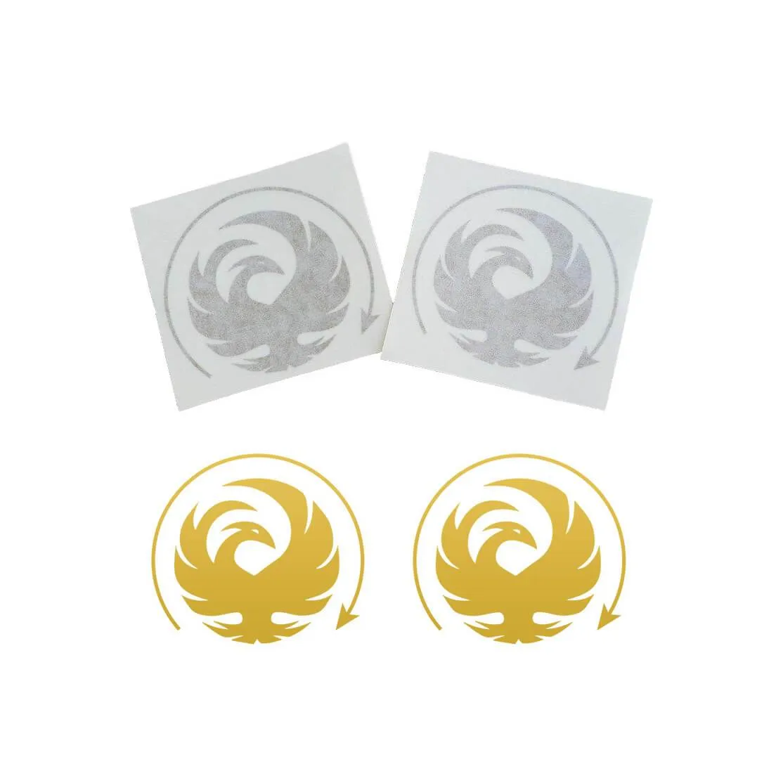 Mini Phoenix 2-Pack Waterproof Die-Cut Decals