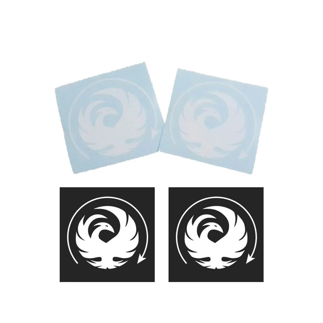 Mini Phoenix 2-Pack Waterproof Die-Cut Decals