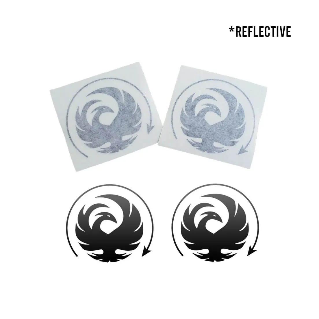 Mini Phoenix 2-Pack Waterproof Die-Cut Decals