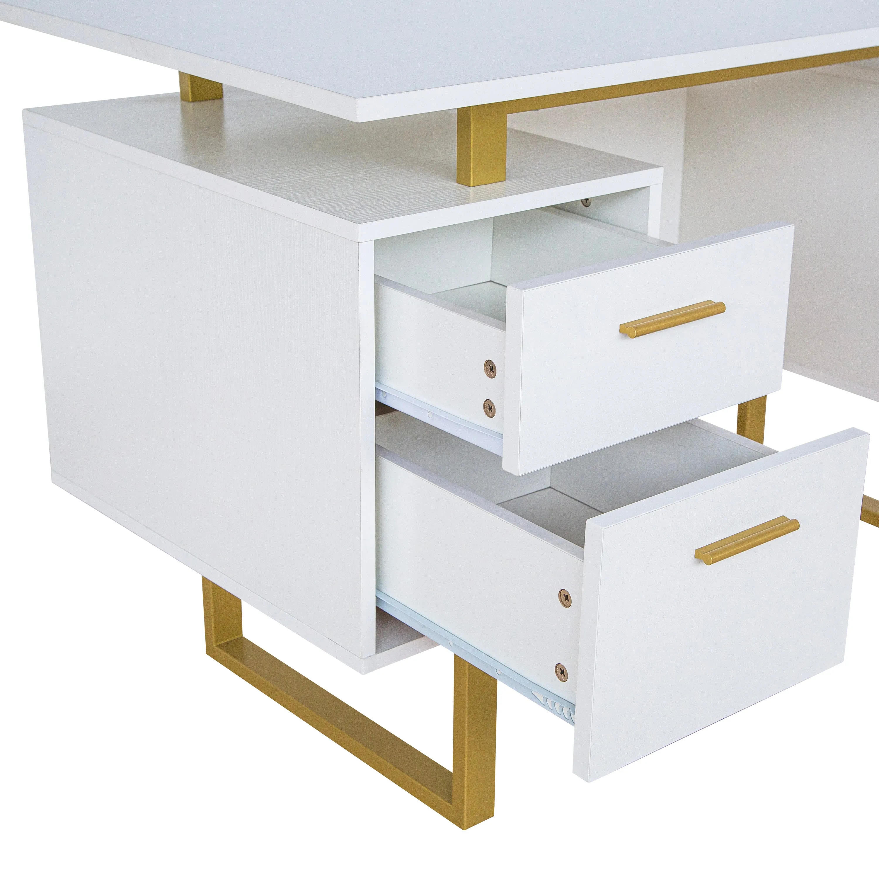 Modern Office Desk with Storage