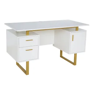 Modern Office Desk with Storage